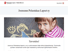 Tablet Screenshot of joensuu.pelastakaalapset.fi