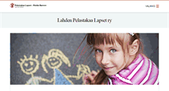 Desktop Screenshot of lahti.pelastakaalapset.fi