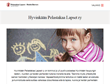 Tablet Screenshot of hyvinkaa.pelastakaalapset.fi