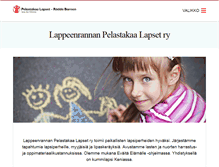 Tablet Screenshot of lappeenranta.pelastakaalapset.fi